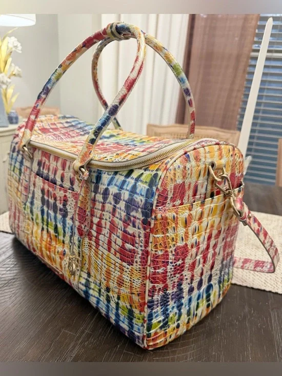 BRAHMIN TALULLA MELBOURNE WEEKENDER/CARRY ON/DUFFEL in “CELEBRATE” - Picture 5 of 12